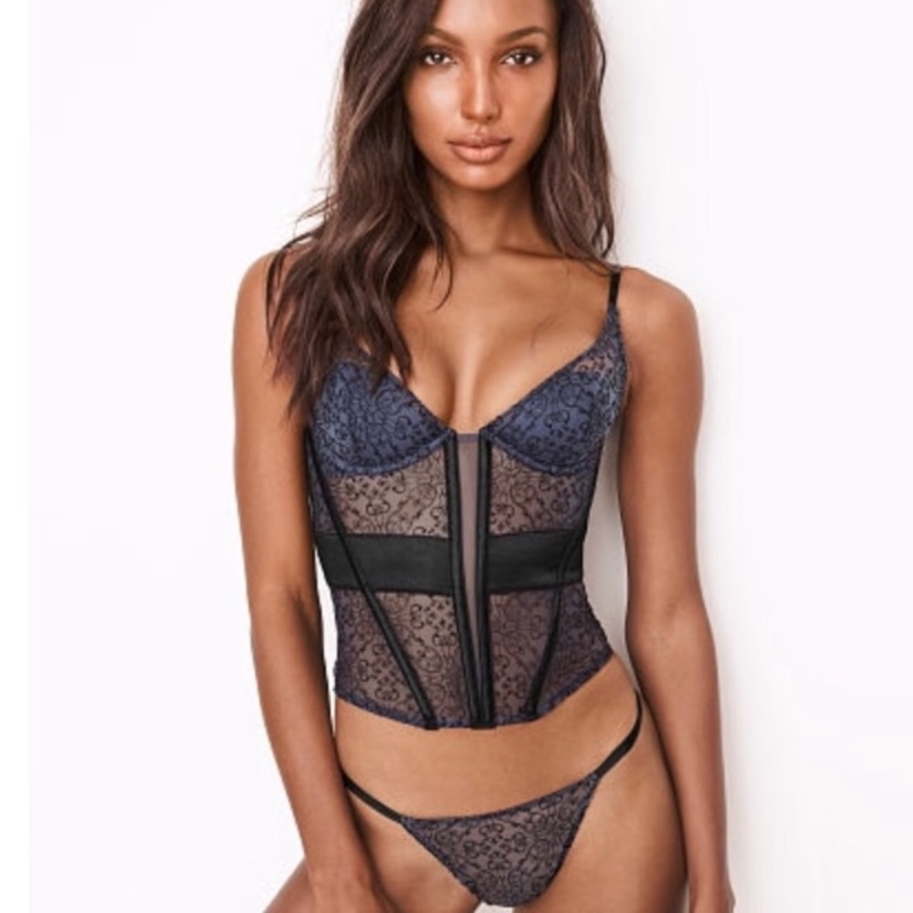 🎉Flash Sale🎉VS 32A Embroidered Corset Bustier
